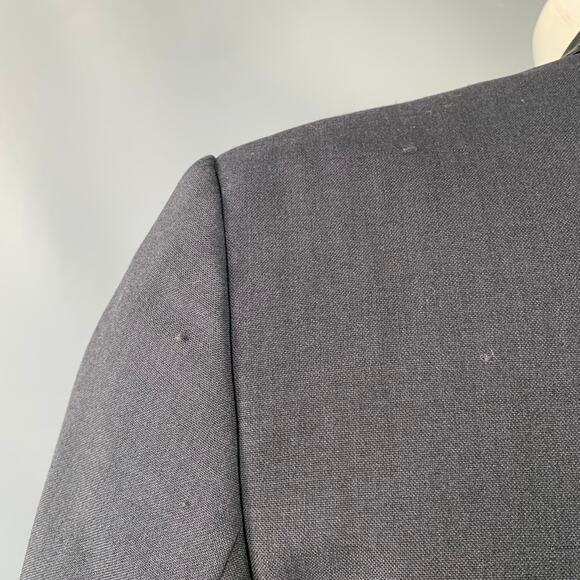 MAISON MARTIN MARGIELA SS12 Size 40 Black Asymmetrical Biker Blazer Jacket - Picture 7 of 16